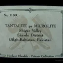 Tantalite Ps Microlite - image 6