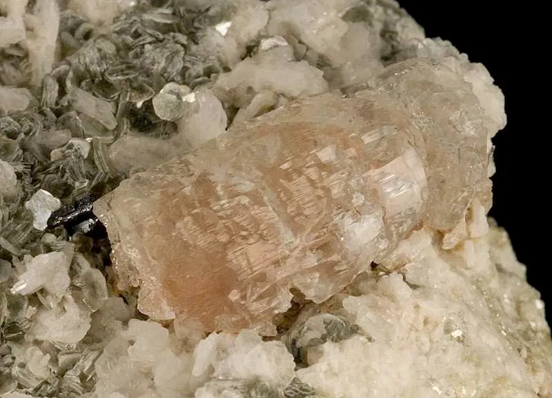 Tantalite With Morganite - image 3