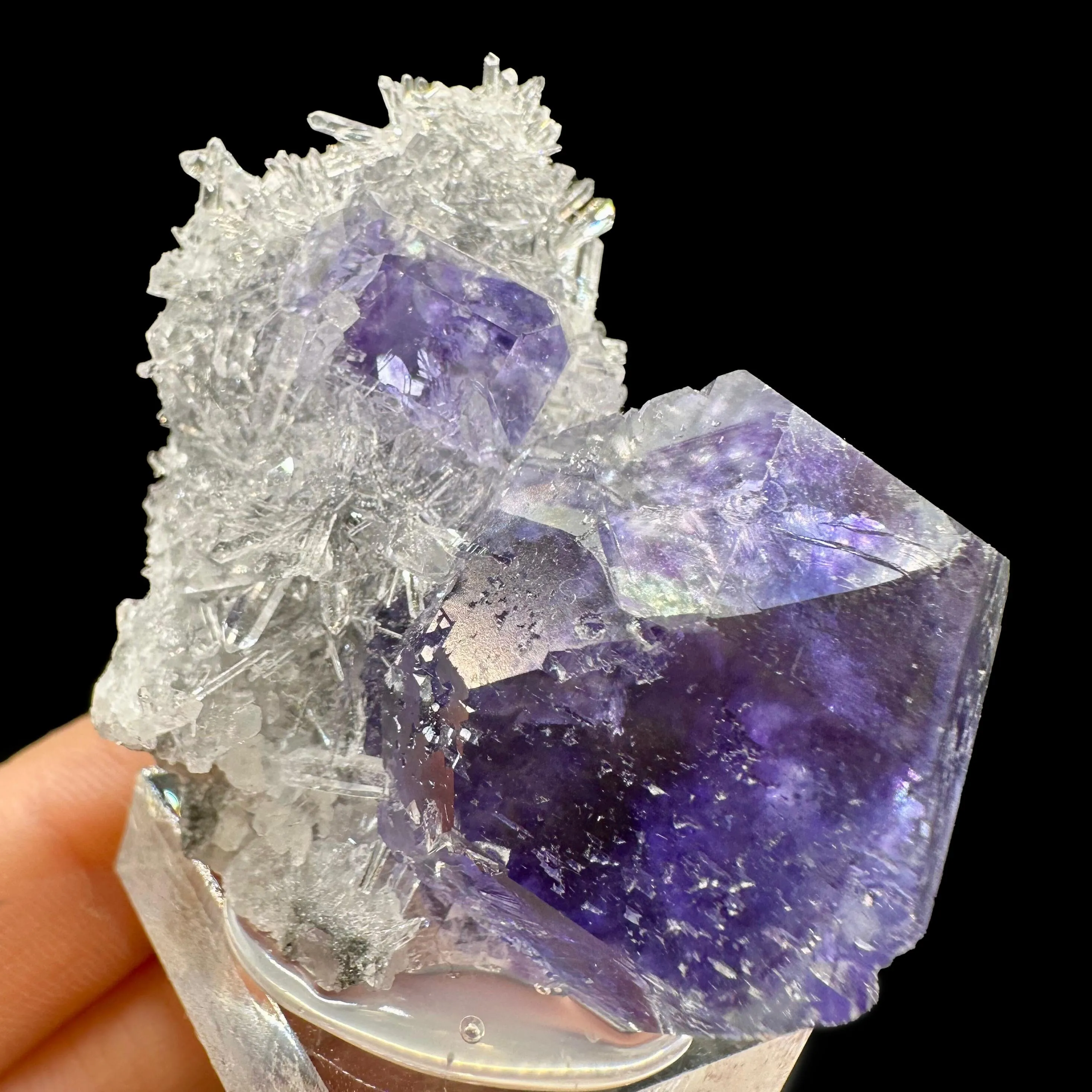 Tanzanite Fluorite With Quartz Natural Mineral Specimen - image 2