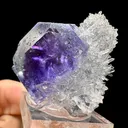 Tanzanite Fluorite With Quartz Natural Mineral Specimen - image 1