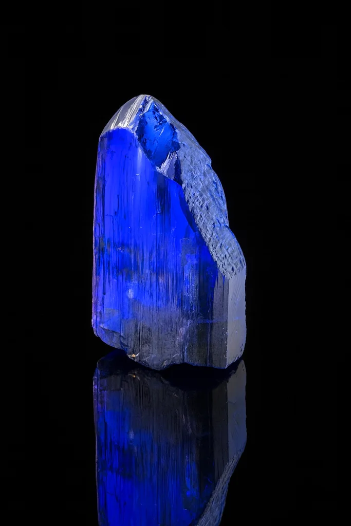 Tanzanite from Merelani Hills, Manyara Region, Tanzania image