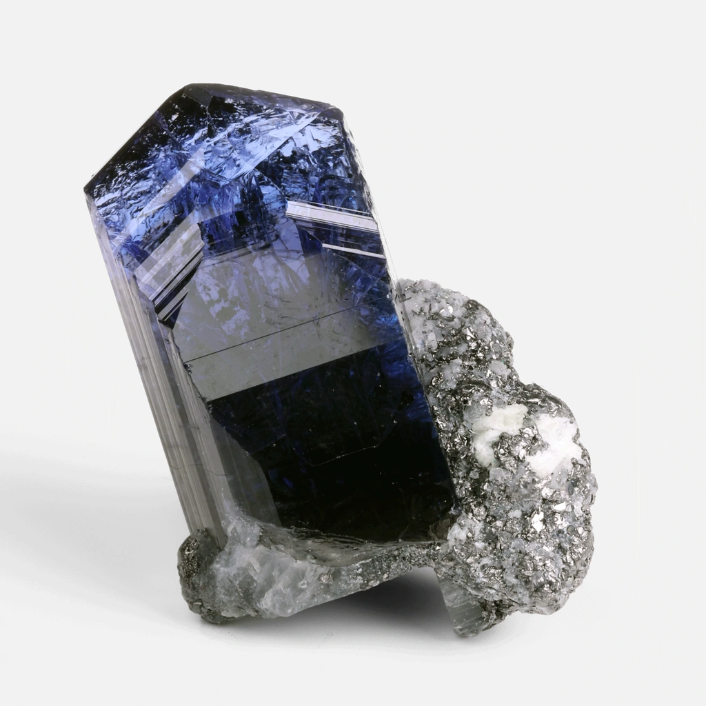 Tanzanite from Merelani Hills, Manyara Region, Tanzania image