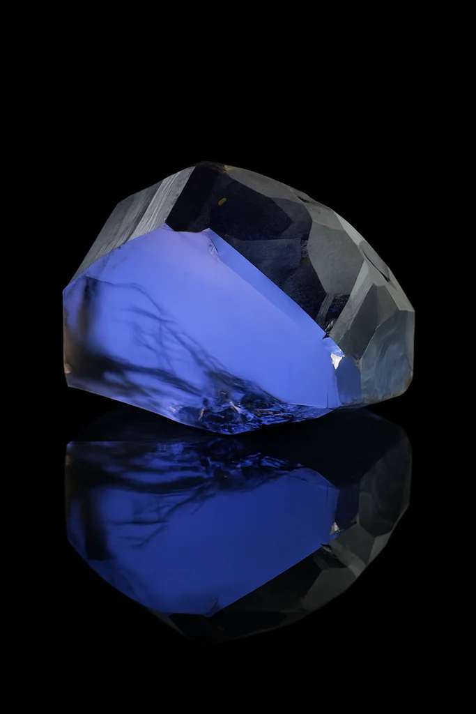 Tanzanite from Merelani Hills, Manyara Region, Tanzania image