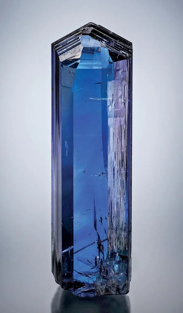Tanzanite from Merelani Hills, Manyara Region, Tanzania image