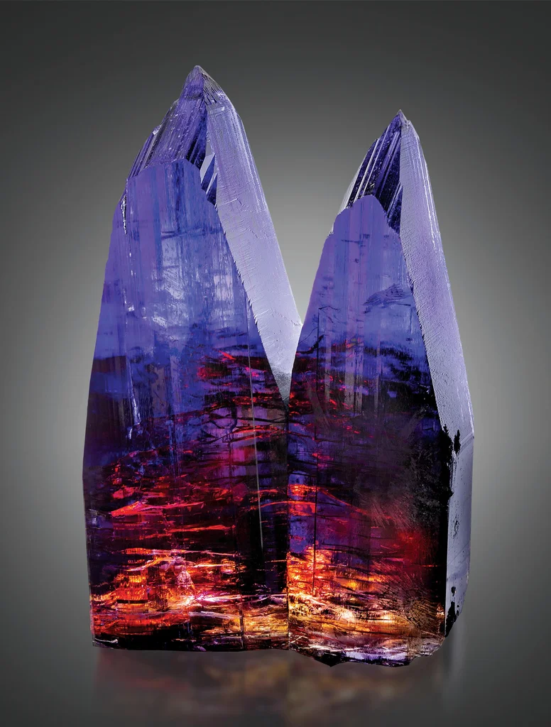 Tanzanite from Merelani Hills, Manyara Region, Tanzania image