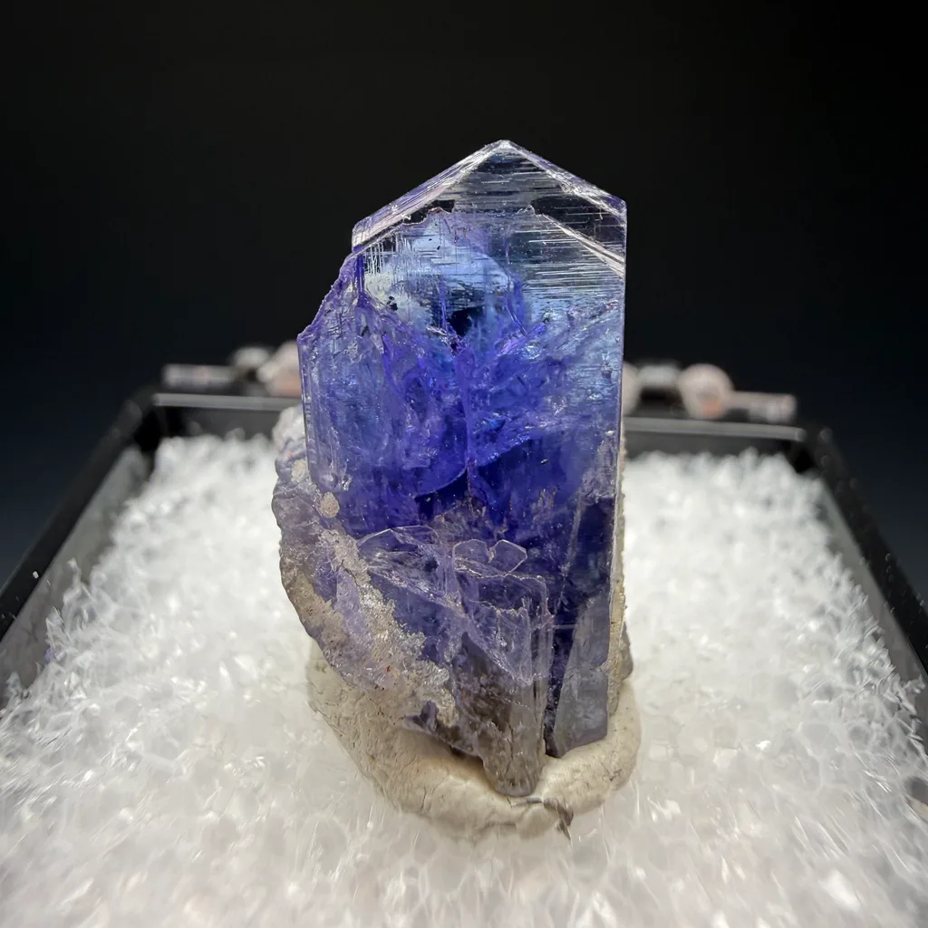 Tanzanite from Merelani Hills, Manyara Region, Tanzania image