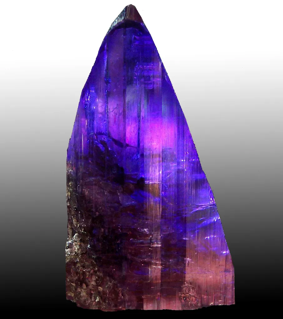 Tanzanite from Tanzania, Arusha Region, Merelani Hills, Karo pit image
