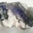 Tanzanite on Calcite - image 1