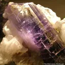 Tanzanite on Calcite - image 2