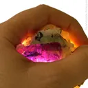 Tanzanite on Prehnite and Graphite - image 5