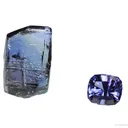 Tanzanite (rough and cut set) - image 1