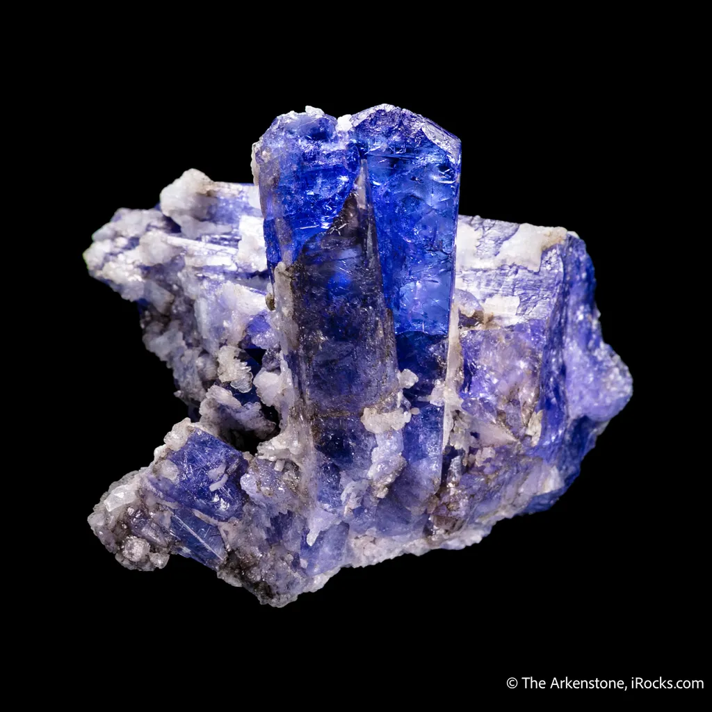 Tanzanite with blue Prehnite - image 4