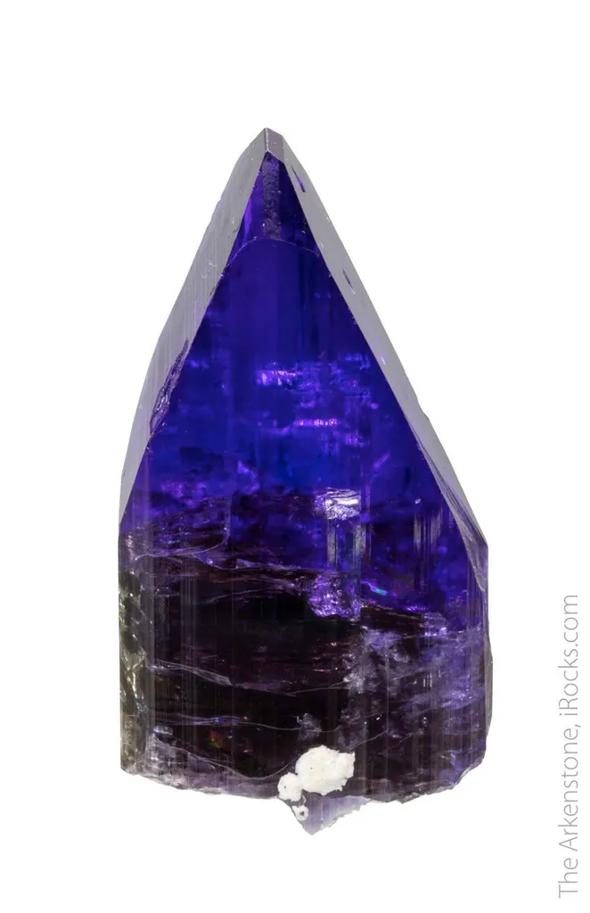 Tanzanite with Calcite - image 3