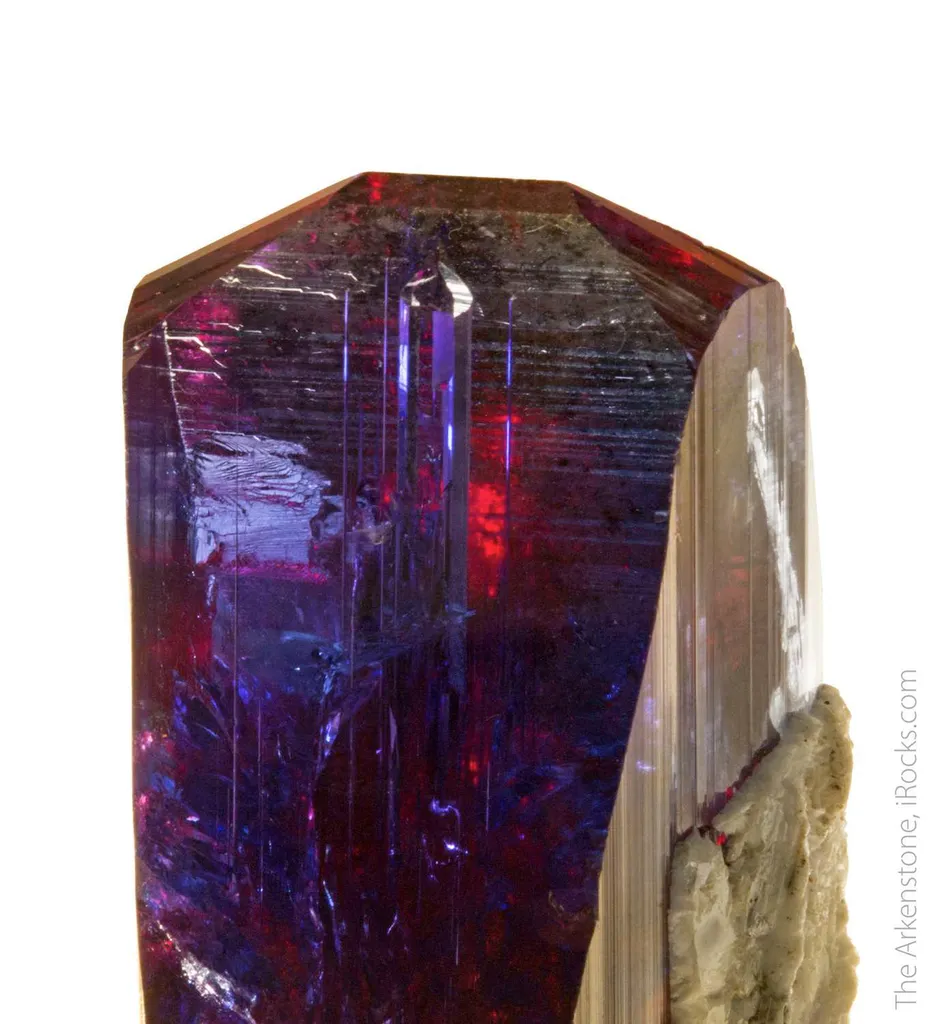 Tanzanite with Calcite - image 6