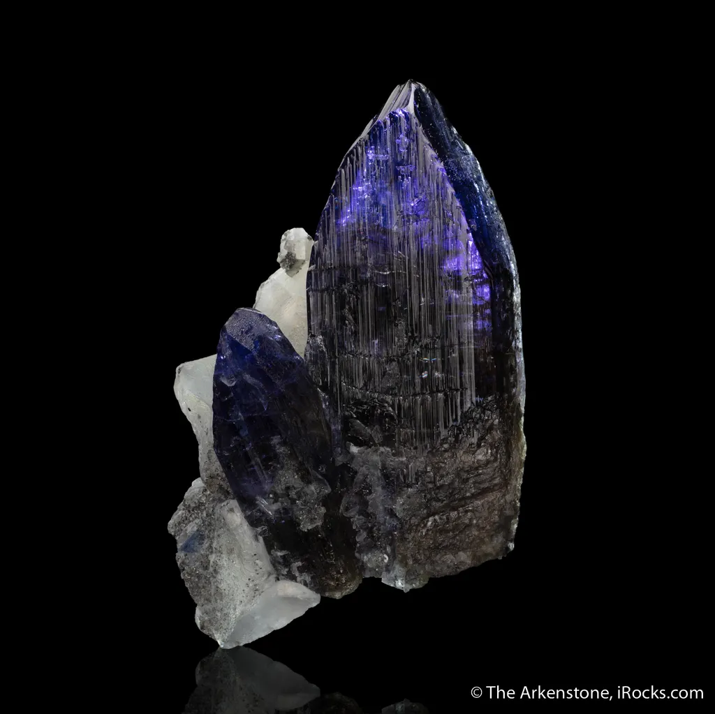 Tanzanite with Calcite image