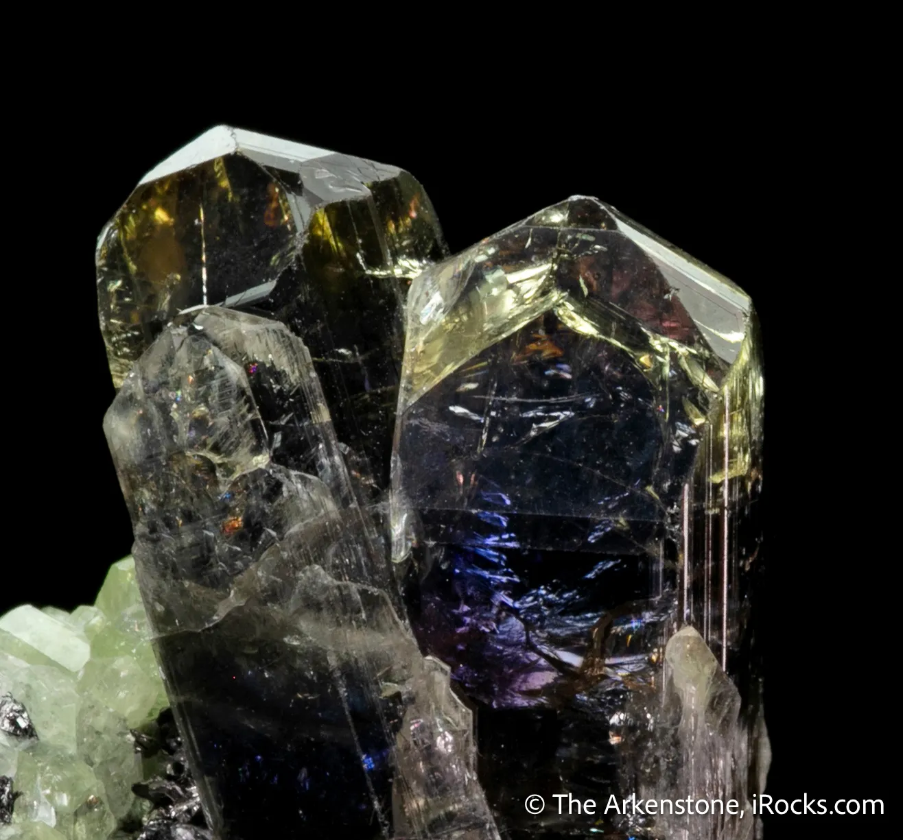 Tanzanite with Diopside - image 5