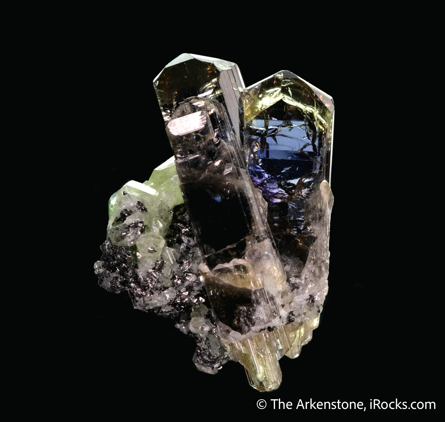 Tanzanite with Diopside - image 7