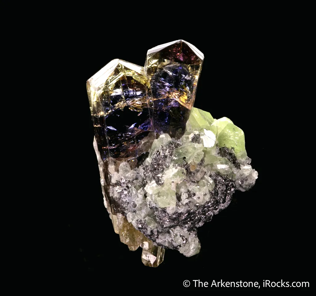 Tanzanite with Diopside - image 4