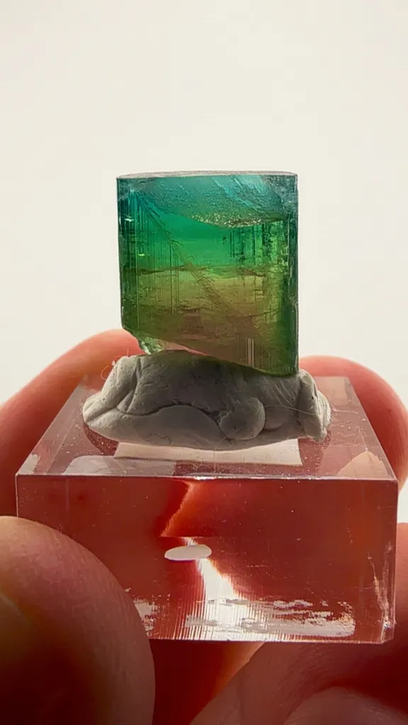 Taquaral Brazil Rainbow Tourmaline 5.66 grams - image 2