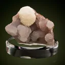Tarbuttite on Smithsonite - image 2