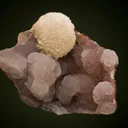 Tarbuttite on Smithsonite - image 1