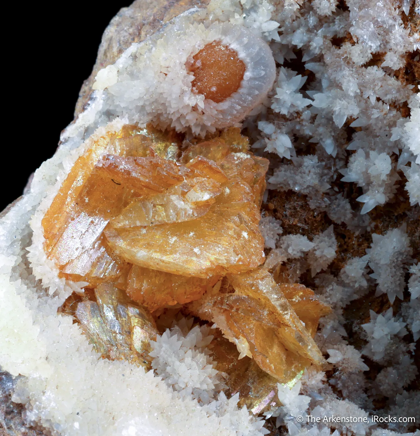 Tarbuttite with Smithsonite (Type Locality) - image 1