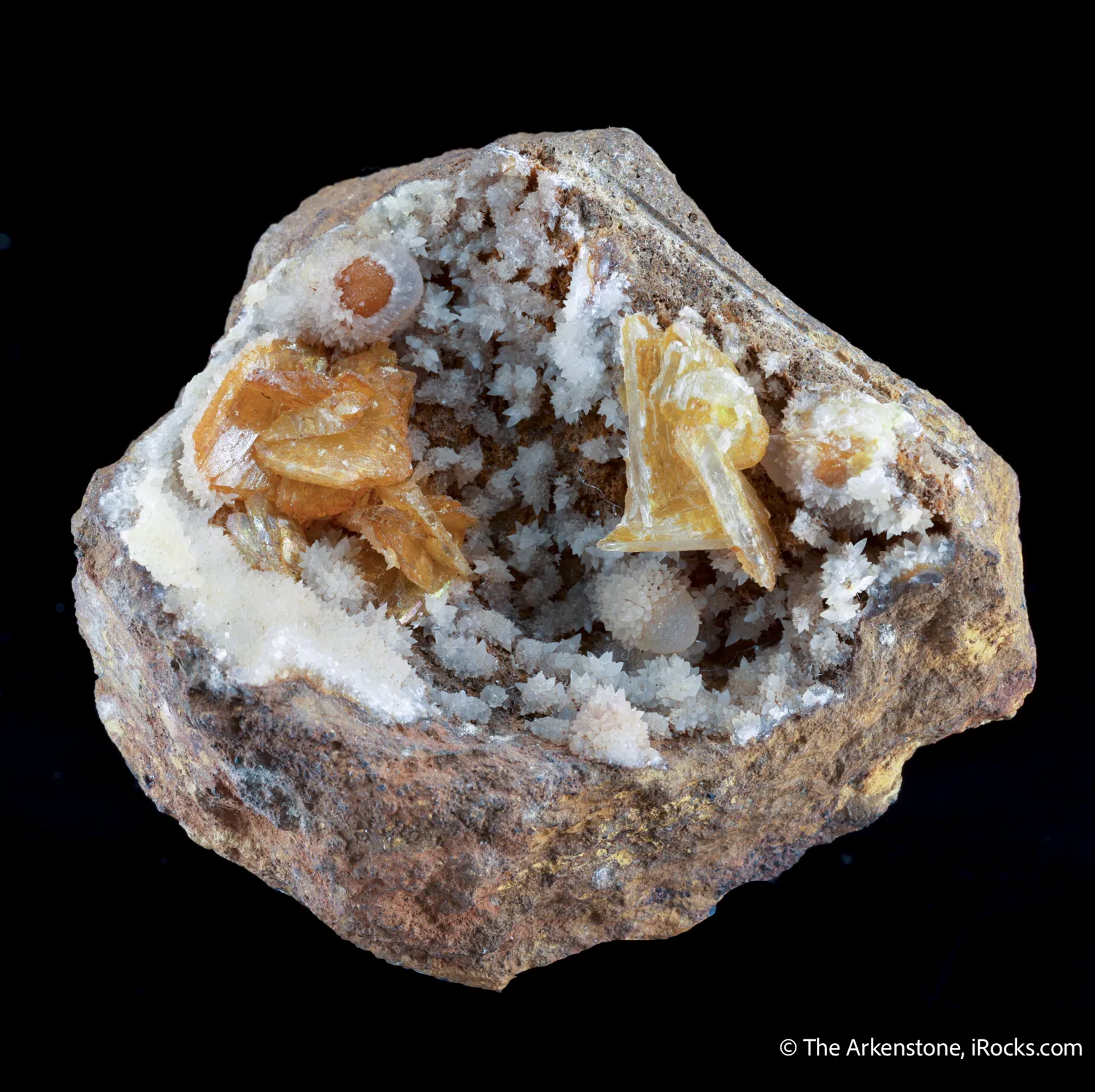 Tarbuttite with Smithsonite (Type Locality) - image 4
