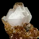 Tarnowitzite on Smithsonite, with Cerussite - image 4