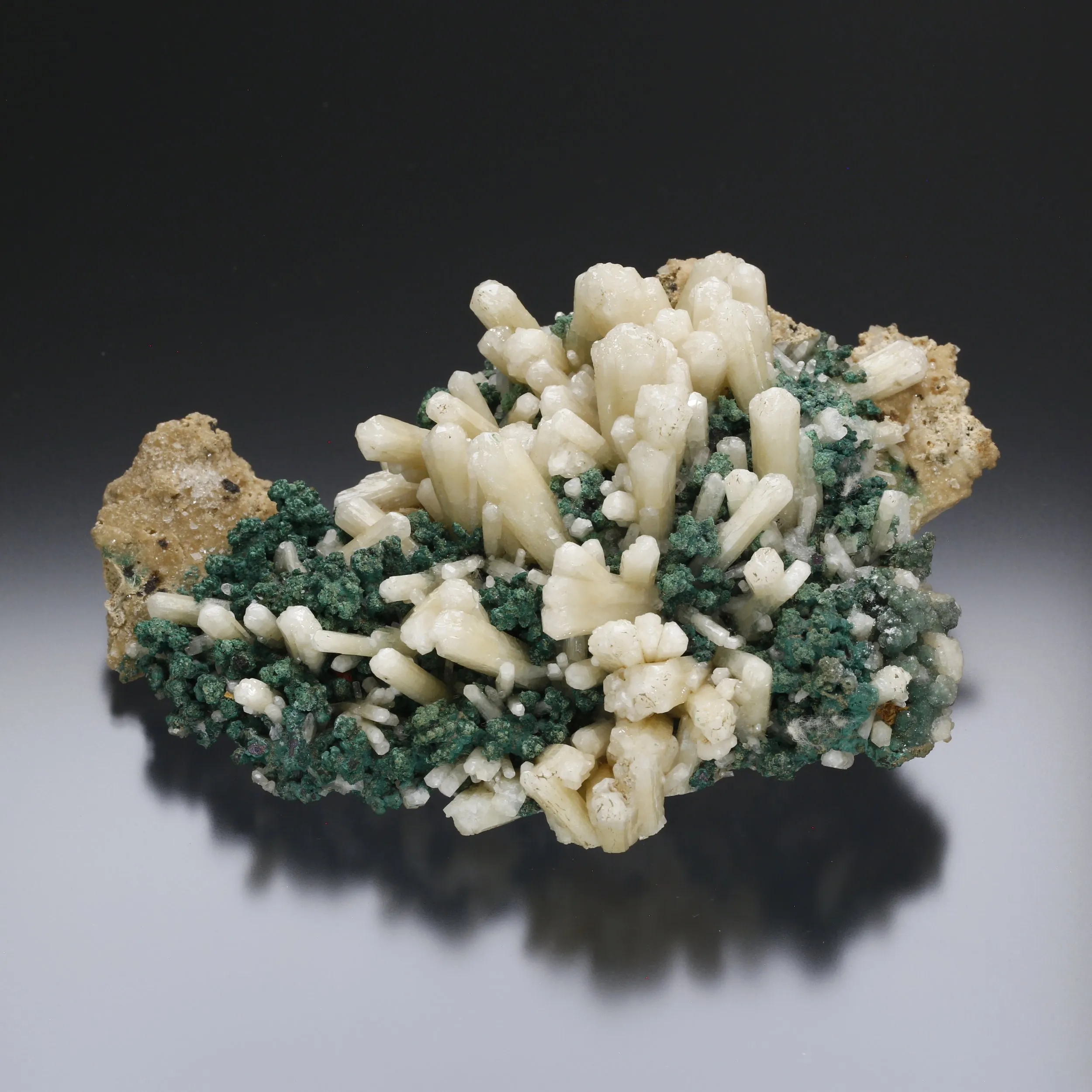 Tarnowitzite w/ Malachite - image 1