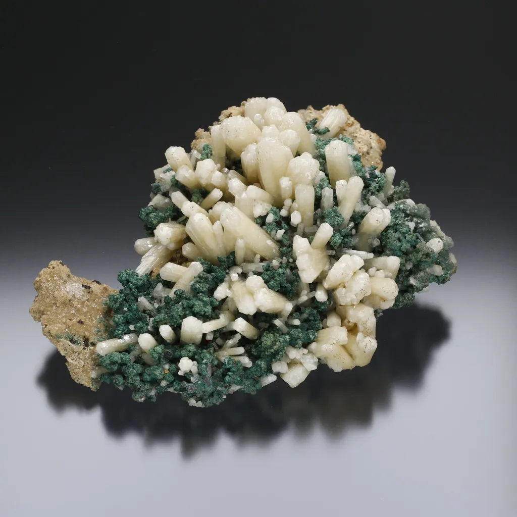 Tarnowitzite w/ Malachite - image 2
