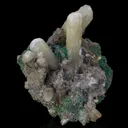 Tarnowitzite with Malachite - image 4