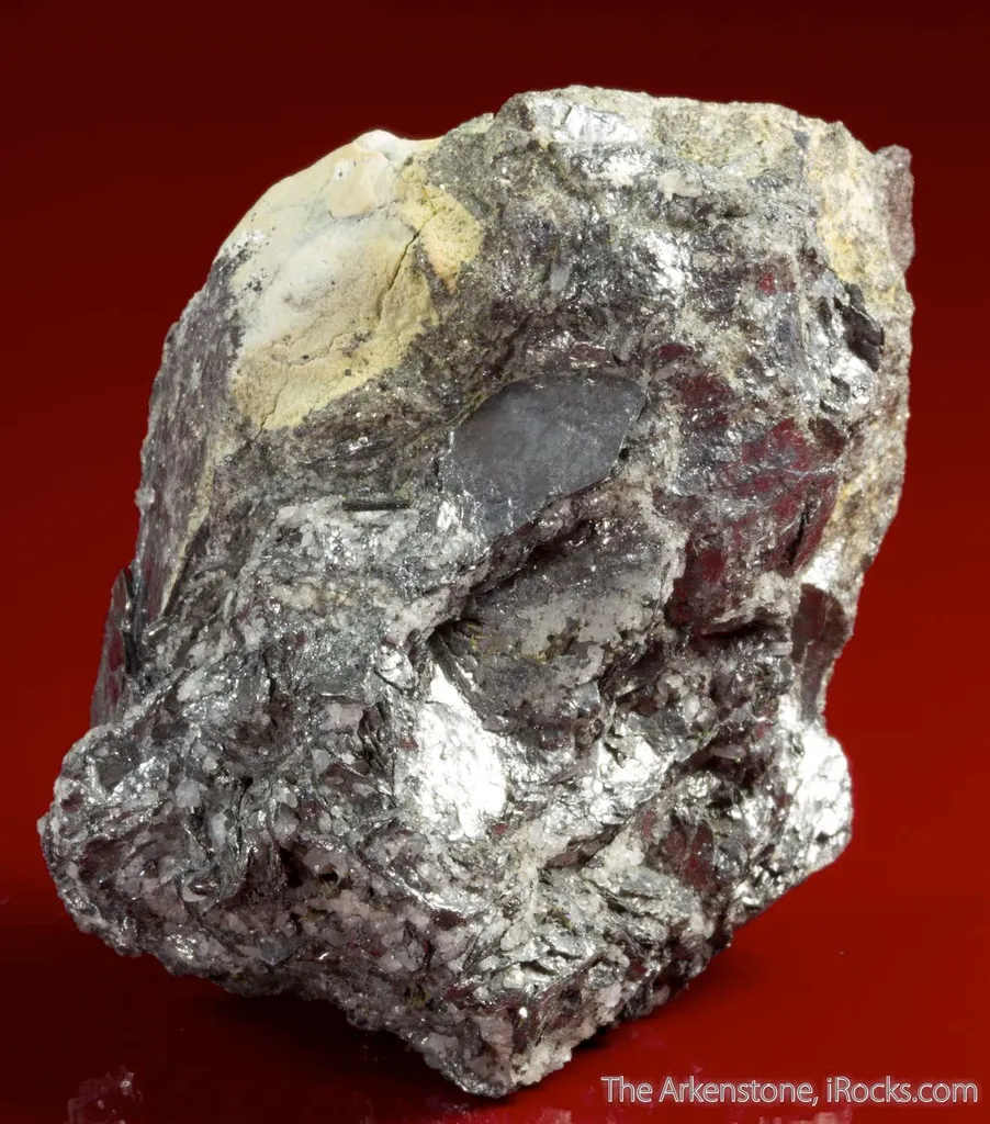 Teallite (type locality) with Wurtzite - image 2