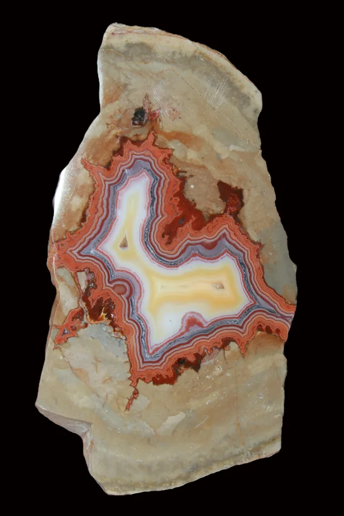 Teepee Canyon Agate from South Dakota USA image