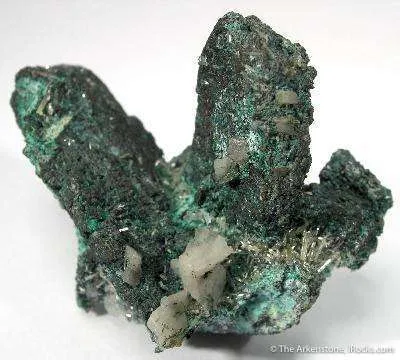 Tennanite Ps. Azurite With Mimetite image