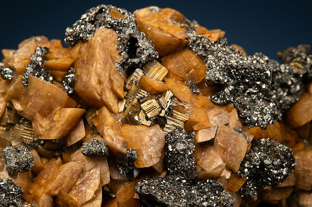 Tennantite on Chalcopyrite with Siderite - image 2