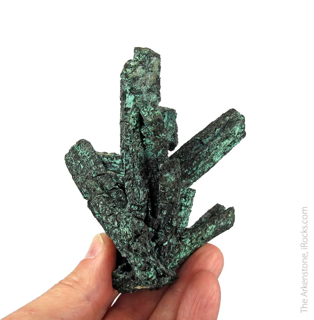 Tennantite ps. Azurite, with Malachite image