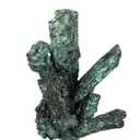 Tennantite ps. Azurite, with Malachite - image 4