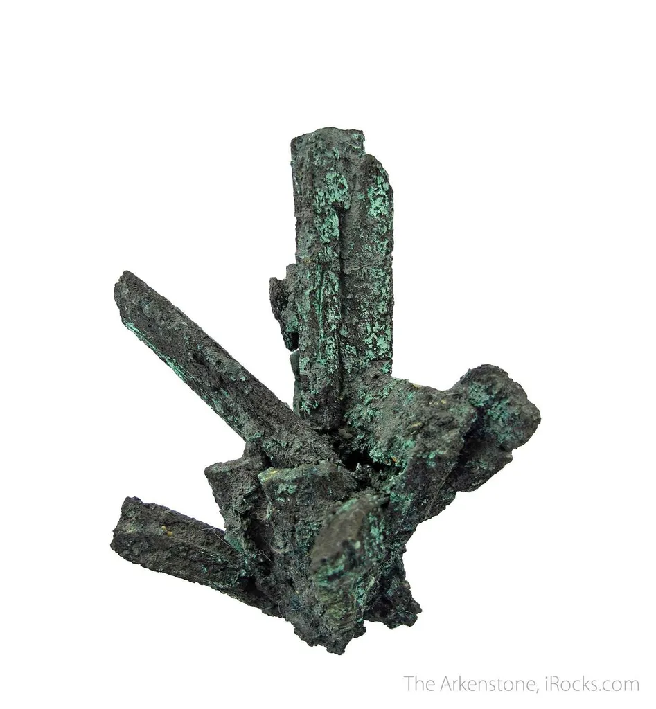 Tennantite ps. Azurite, with Malachite - image 2