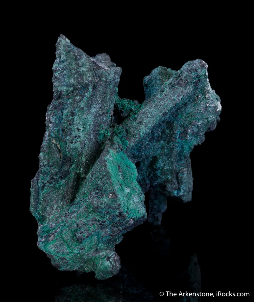 Tennantite pseudo after Enargite with Malachite, Posnjakite - image 9