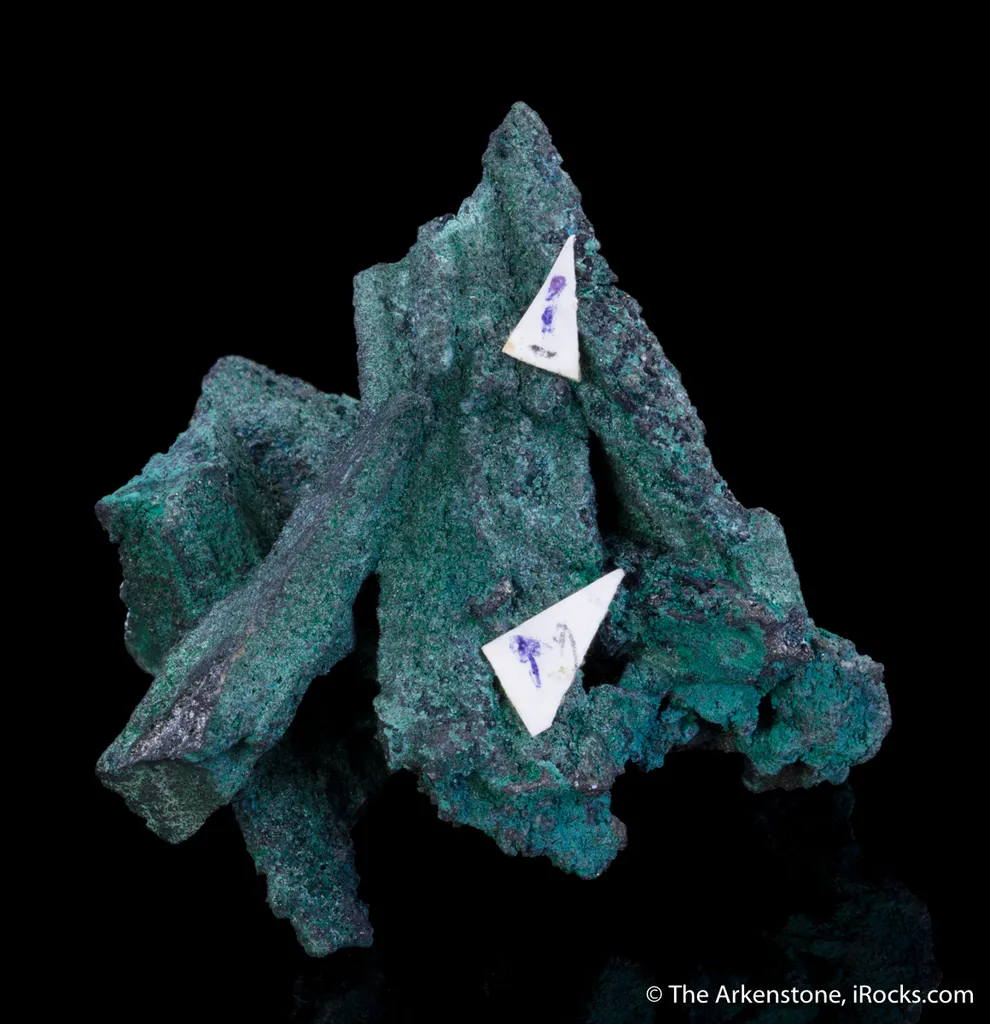 Tennantite pseudo after Enargite with Malachite, Posnjakite - image 2