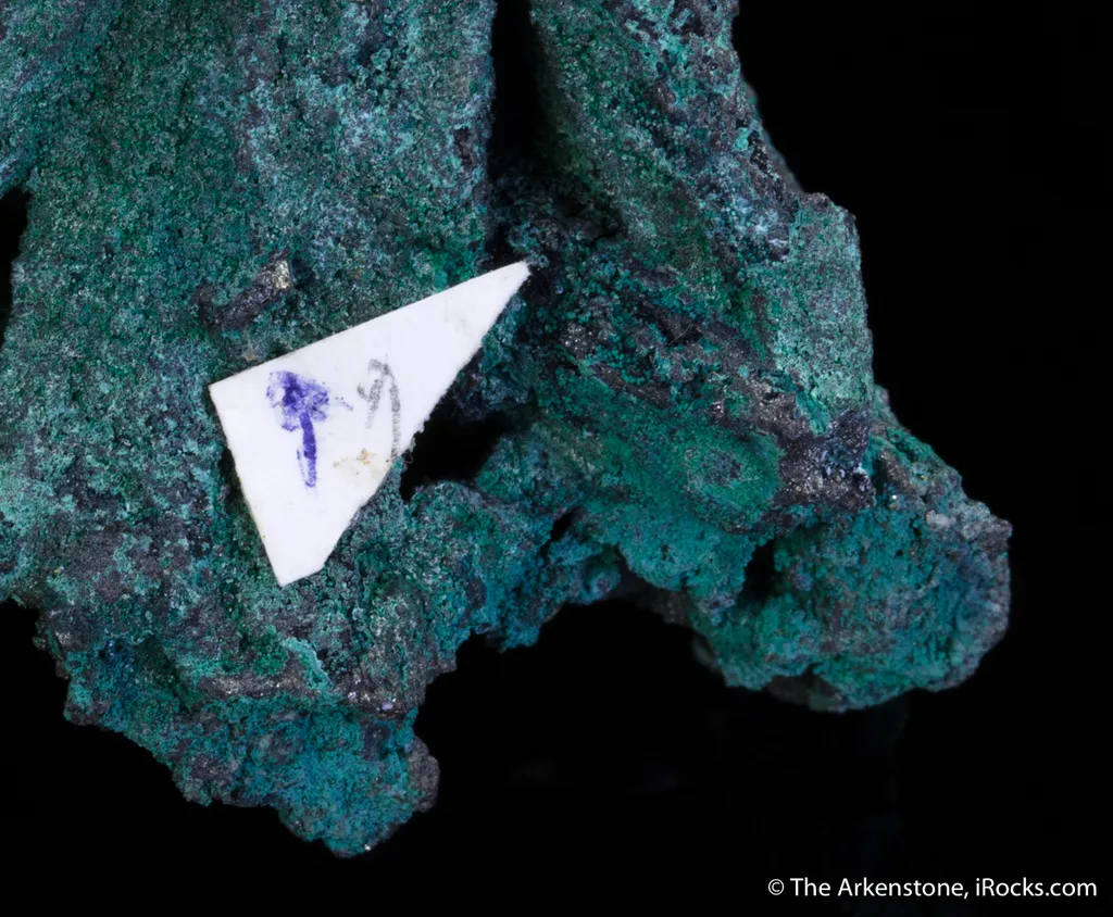 Tennantite pseudo after Enargite with Malachite, Posnjakite - image 3