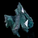Tennantite pseudo after Enargite with Malachite, Posnjakite - image 5