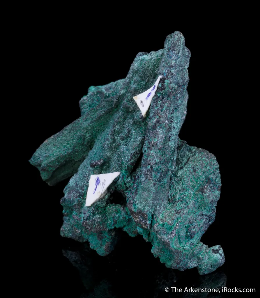 Tennantite pseudo after Enargite with Malachite, Posnjakite - image 7