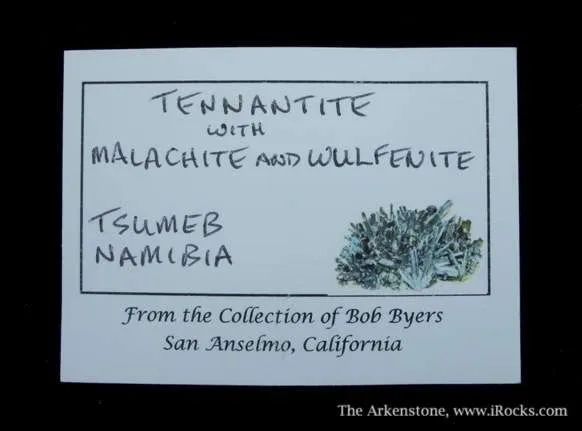 Tennantite With Wulfenite, Malachite, and Quartz - image 5