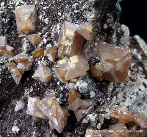 Tennantite With Wulfenite, Malachite, and Quartz - image 6