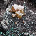 Tennantite With Wulfenite, Malachite, and Quartz - image 3