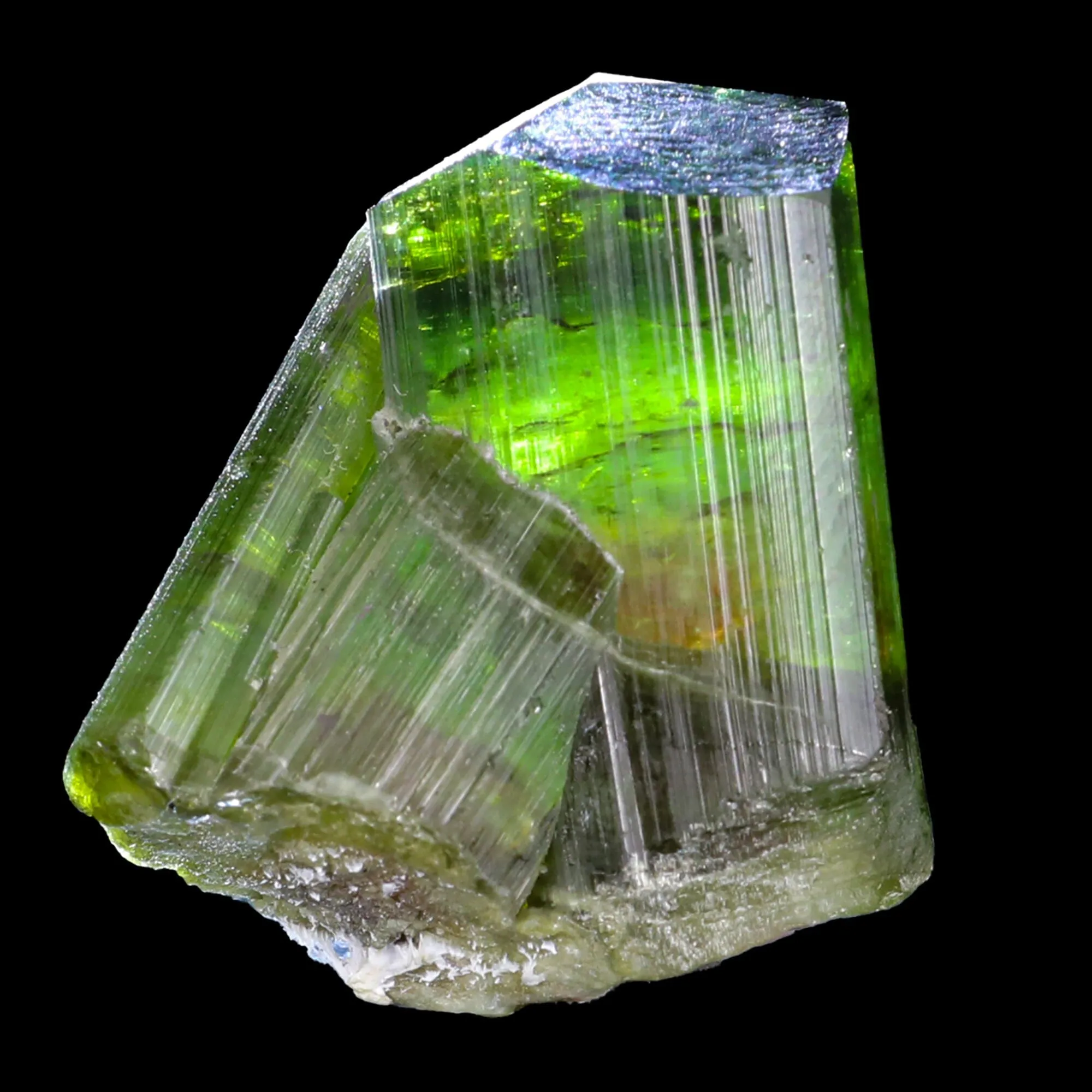 Terminated Deep Green Tourmaline Natural Mineral Specimen - image 2