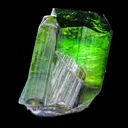 Terminated Deep Green Tourmaline Natural Mineral Specimen - image 1