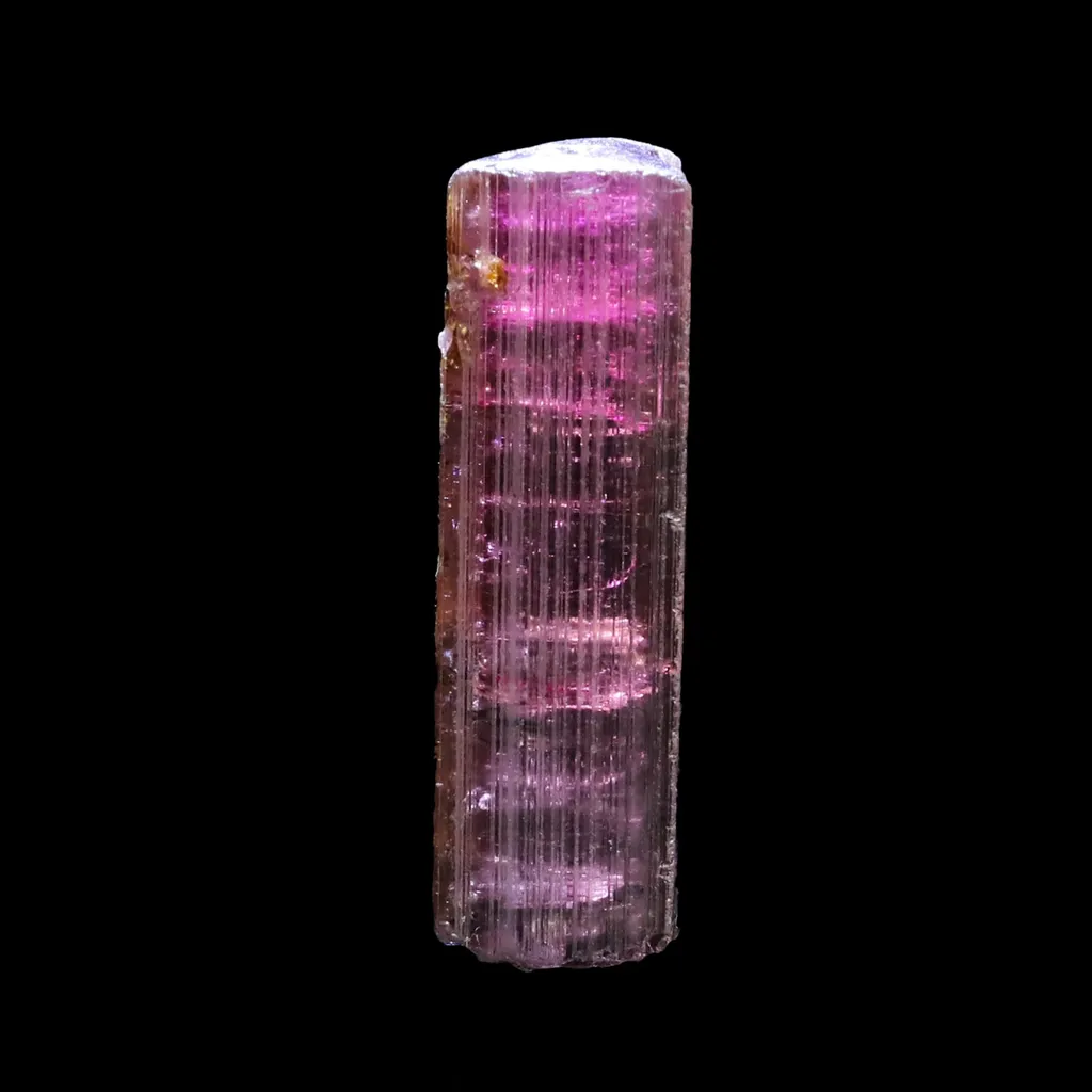 Terminated Deep Pink Tourmaline Natural Mineral Specimen image