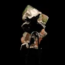 Terminated Green Apophyllite with Stilbite Natural Mineral Specimen - image 4